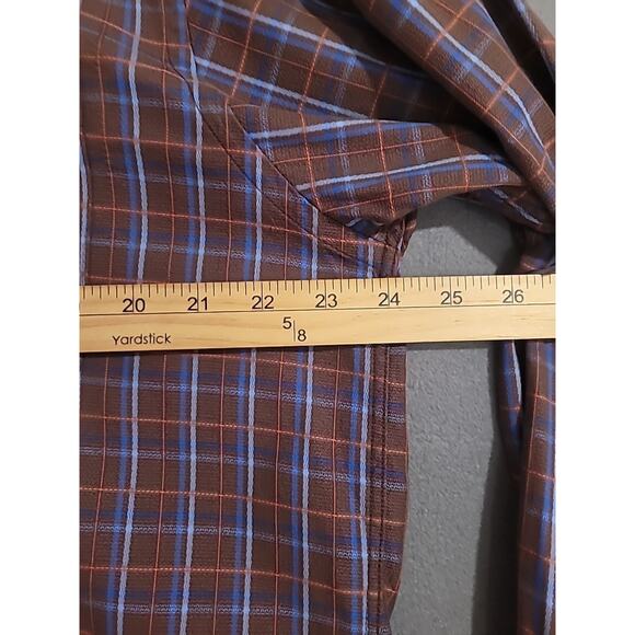 Born Børn Men’s Plaid Button Down Shirt Size Large Long Sleeve NWOT Casual - Picture 9 of 9